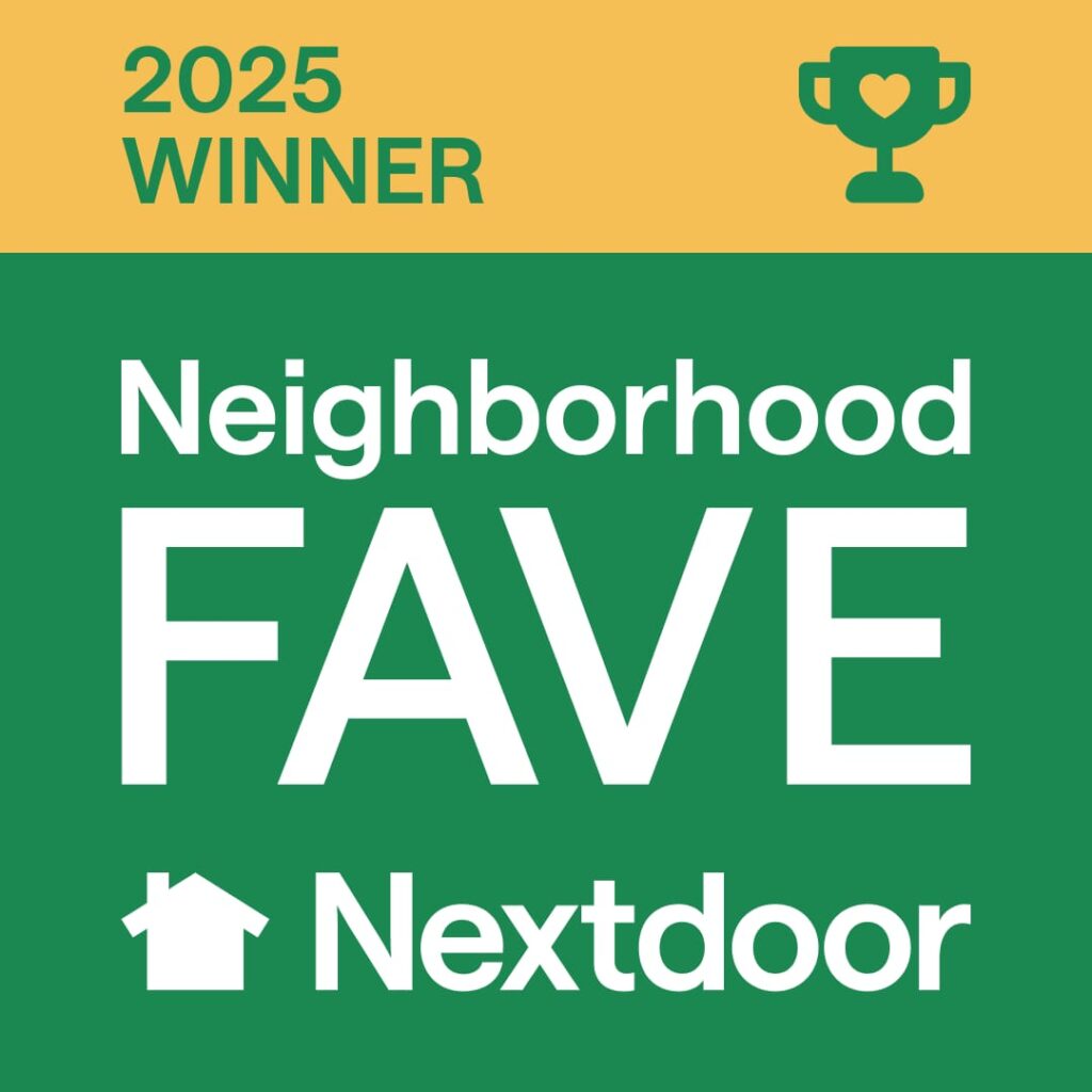 2025 Winner of Nextdoor's Neighborhood FAVE award